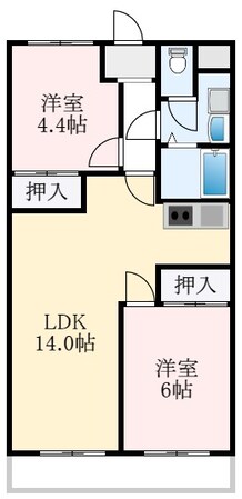 パークレジデンス北野田の物件間取画像